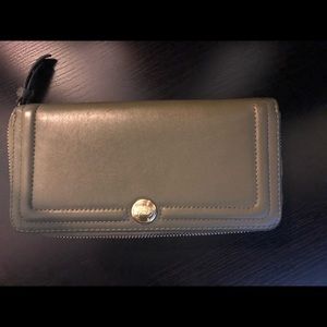 Camp green Coach Factory wallet.